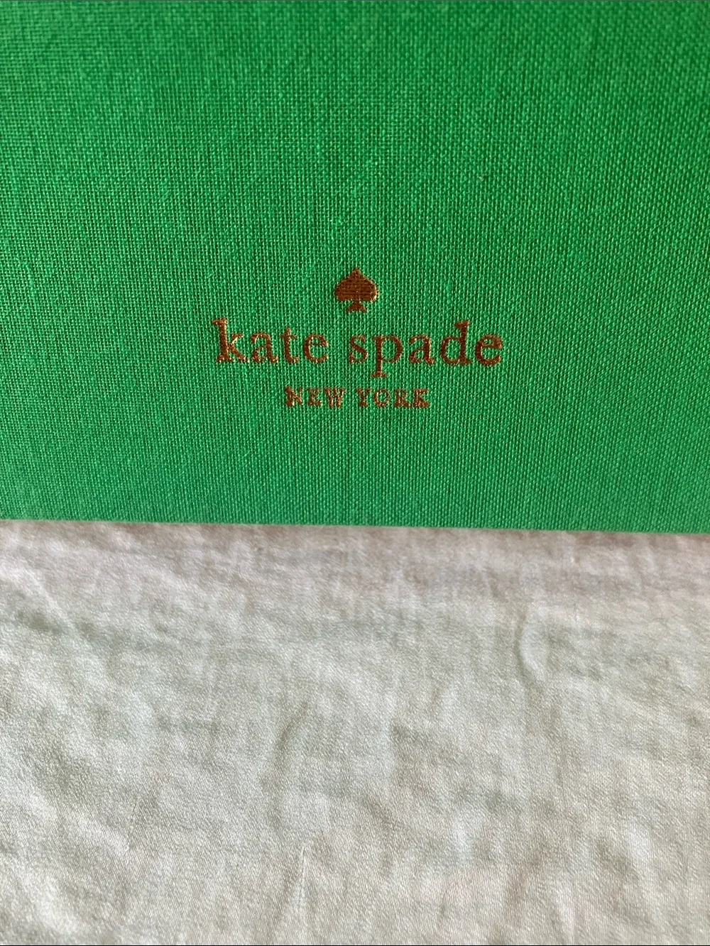 kate spade: Green “Places to Go People to See” Table Book- gold foil